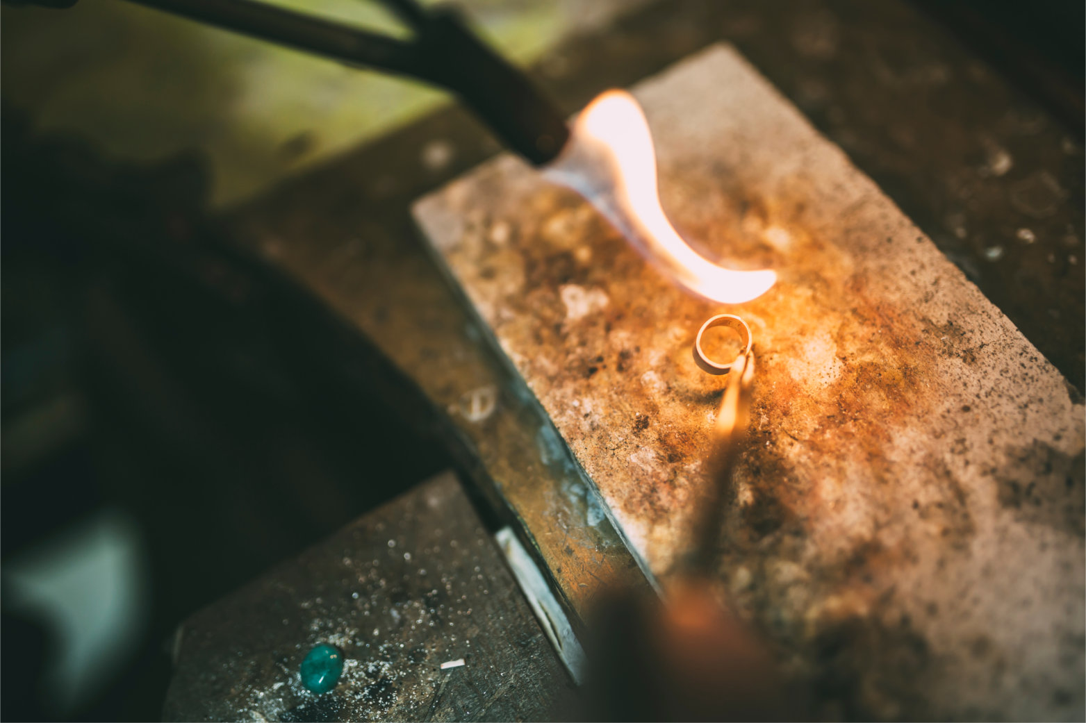 Processing of a ring